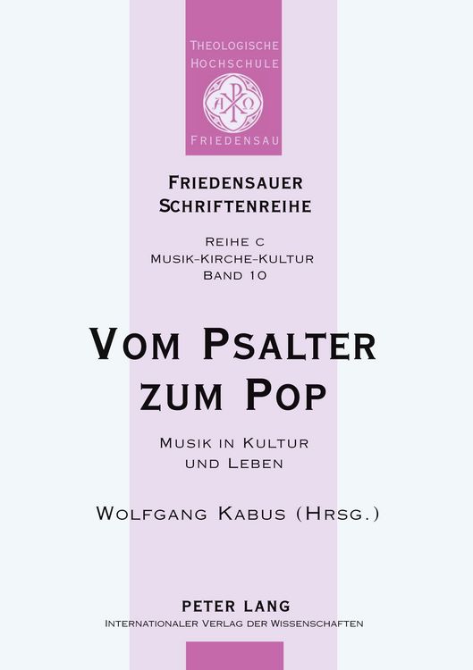 Produktbild: Vom Psalter zum Pop