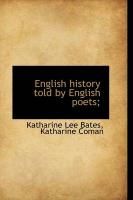 Produktbild: English History Told by English Poets;