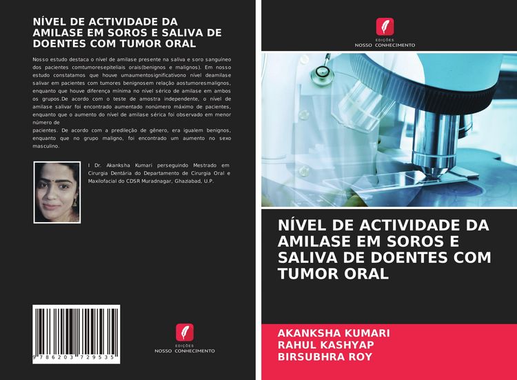 Produktbild: N&Iacute;VEL DE ACTIVIDADE DA AMILASE EM SOROS E SALIVA DE DOENTES COM TUMOR ORAL
