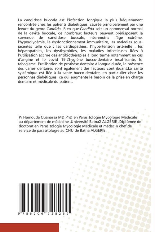 Produktbild: Les candidoses buccales chez les diab&eacute;tiques