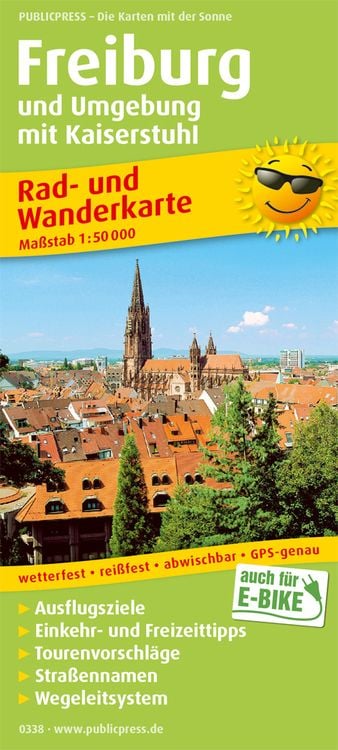 Produktbild: Freiburg und Umgebung mit Kaiserstuhl 1:50 000