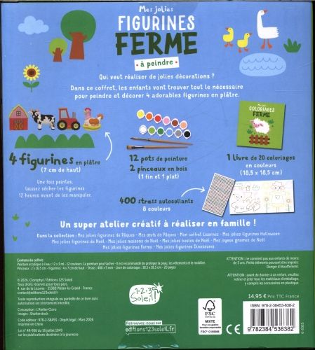 Produktbild: Mes jolies figurines ferme &agrave; peindre
