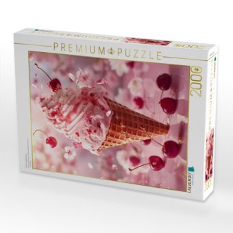 Produktbild: CALVENDO Puzzle Kirsch-Joghurt-Eis | 2000 Teile Lege-Gr&ouml;&szlig;e 90x67cm Foto-Puzzle f&uuml;r gl&uuml;ckliche Stunden