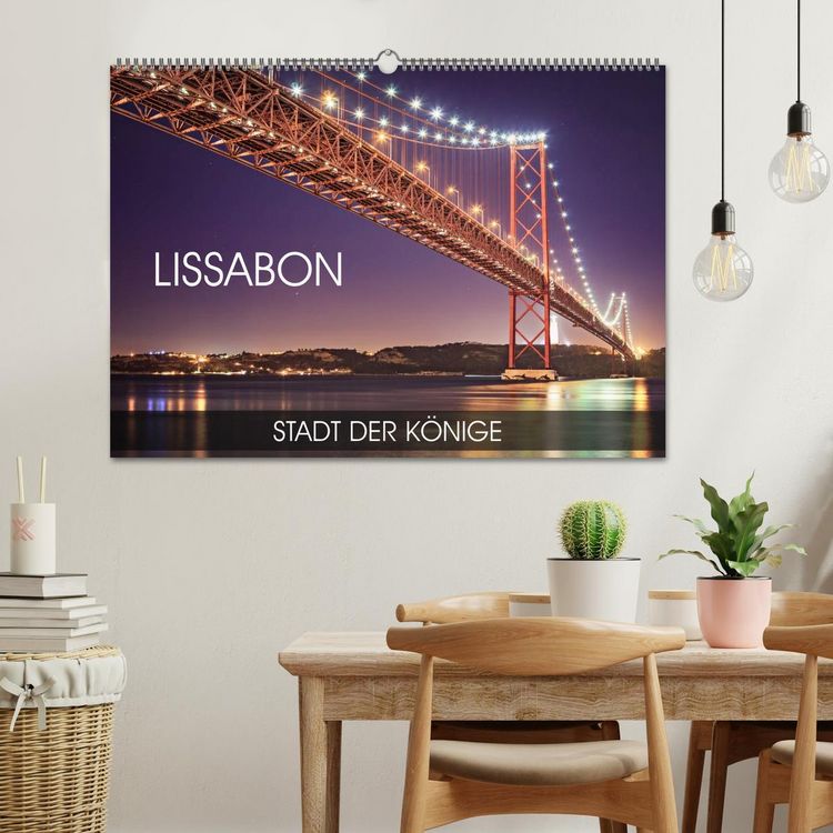 Produktbild: Lissabon - Stadt der K&ouml;nige (Wandkalender 2026 DIN A2 quer), CALVENDO Monatskalender