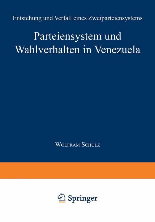 Produktbild: Parteiensystem und Wahlverhalten in Venezuela
