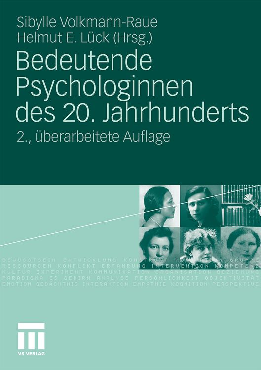 Produktbild: Bedeutende Psychologinnen des 20. Jahrhunderts