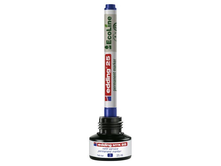 Produktbild: Edding Permanentmarker EcoLine 25, 4er Set