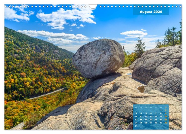 Produktbild: New England - Vielfalt einer Region (Wandkalender 2026 DIN A3 quer), CALVENDO Monatskalender