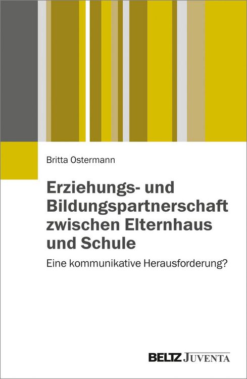 Produktbild: Erziehungs- und Bildungspartnerschaft zwischen Elternhaus und Schule