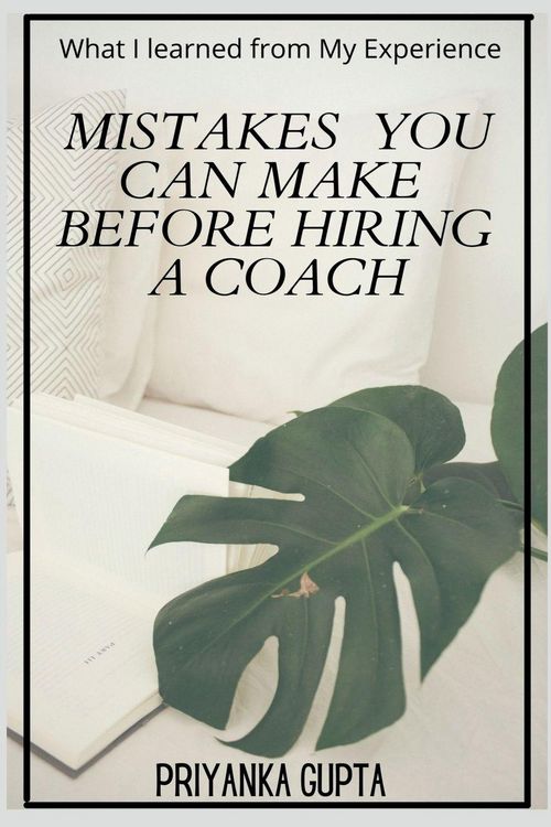 Produktbild: Mistakes You Can Make Before Hiring A Coach