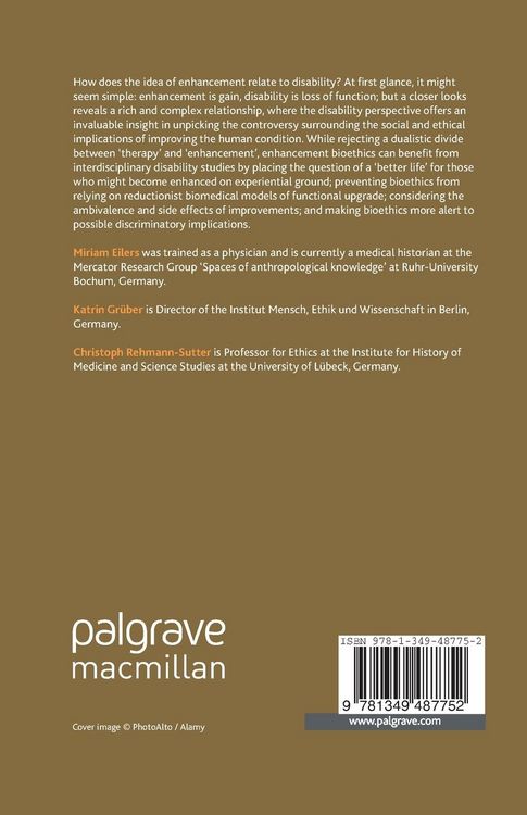Produktbild: The Human Enhancement Debate and Disability