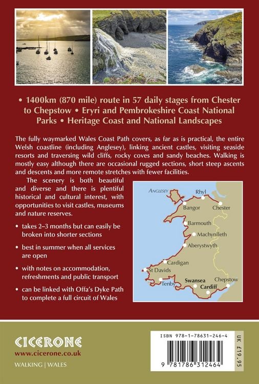 Produktbild: Walking the Wales Coast Path