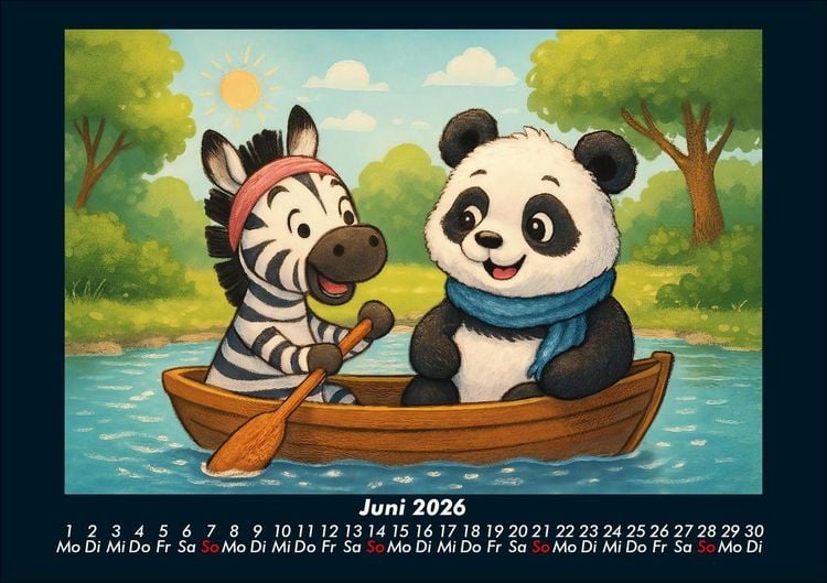 Produktbild: Zara & Pippin - Beste Freunde f&uuml;rs Jahr 2026 Fotokalender DIN A5