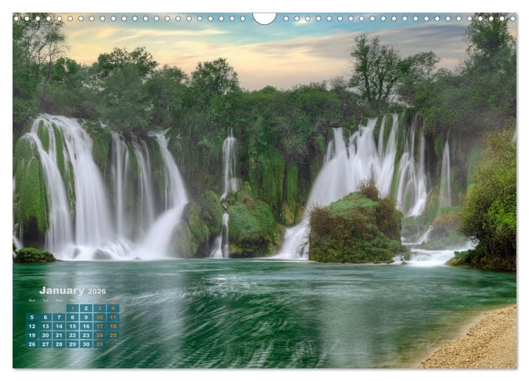 Produktbild: Bosnia and Herzegovina Romantic heart of the Balkans (Wall Calendar 2026 DIN A3 landscape), CALVENDO 12 Month Wall Calendar