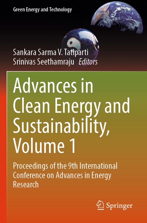 Produktbild: Advances in Clean Energy and Sustainability, Volume 1