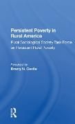Produktbild: Rural Sociological Society: Persistent Poverty In Rural Amer