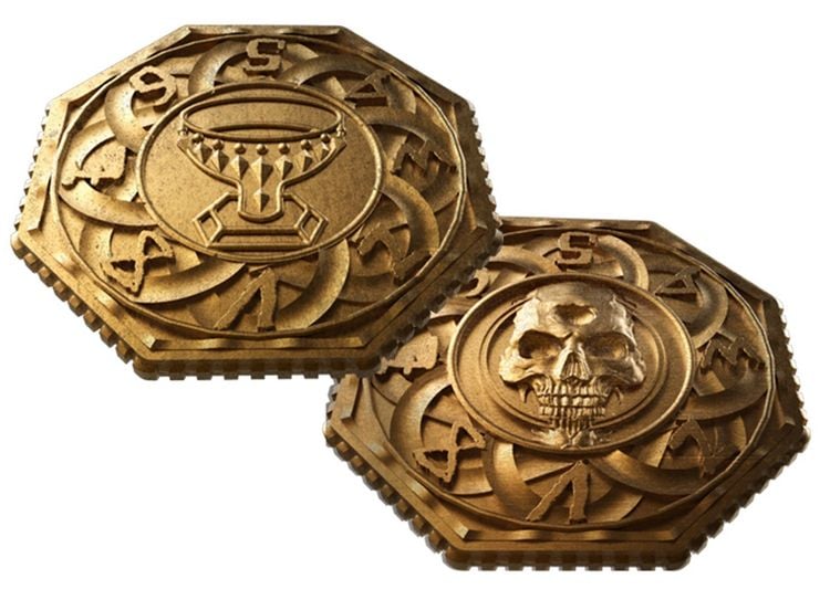 Produktbild: Tainted Grail Metal Dials/Coins (Spiel-Zubehör)