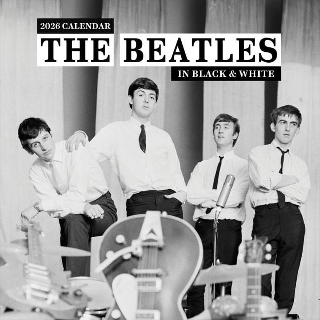 Produktbild: Cal 2026- The Beatles: In Black & White Wall