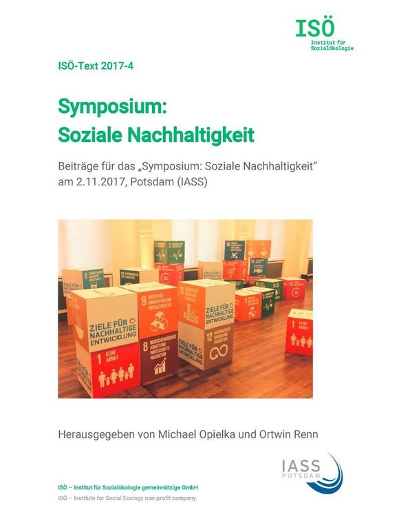 Produktbild: Symposium: Soziale Nachhaltigkeit