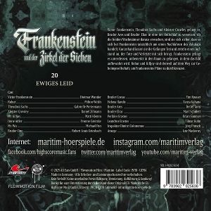 Produktbild: Frankenstein und der Zirkel der Sieben - Ewiges Leid,1 Audio-CD