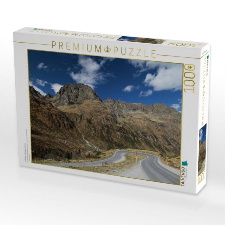 Produktbild: CALVENDO Puzzle Silvretta-Hochalpenstrasse | 1000 Teile Lege-Gr&ouml;&szlig;e 64x48cm Foto-Puzzle f&uuml;r gl&uuml;ckliche Stunden