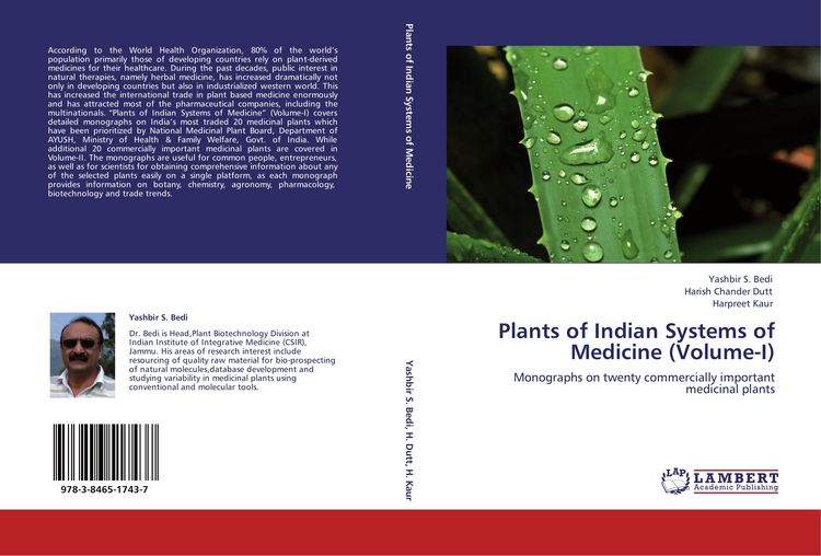 Produktbild: Plants of Indian Systems of Medicine (Volume-I)