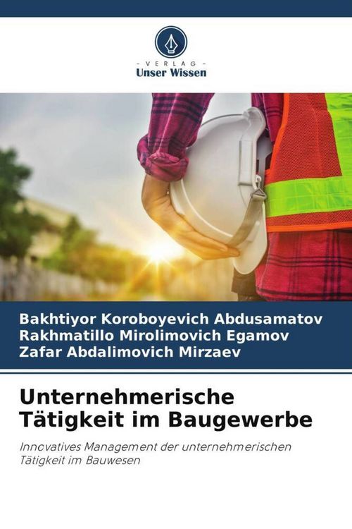 Produktbild: Unternehmerische T&auml;tigkeit im Baugewerbe