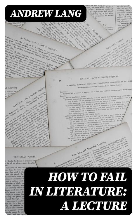 Produktbild: How to Fail in Literature: A Lecture