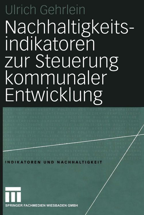Produktbild: Nachhaltigkeitsindikatoren zur Steuerung kommunaler Entwicklung