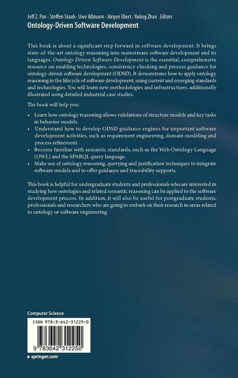 Produktbild: Ontology-Driven Software Development