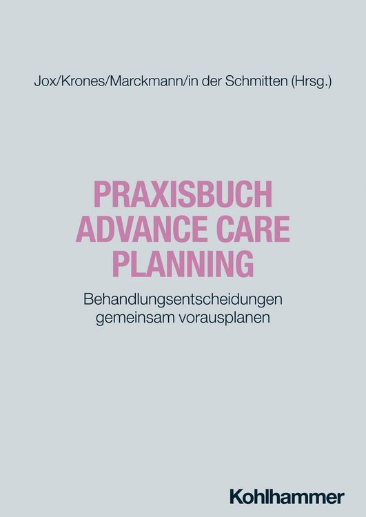Produktbild: Praxisbuch Advance Care Planning