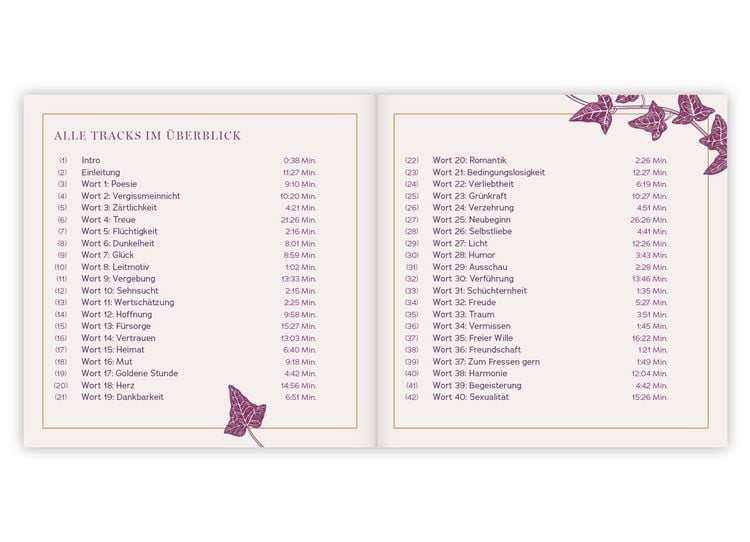 Produktbild: 50 W&ouml;rter f&uuml;r Liebe. H&ouml;rbuch