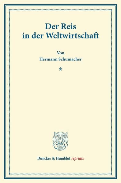 Produktbild: Der Reis in der Weltwirtschaft.