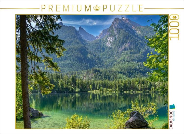 Produktbild: CALVENDO Puzzle Magischer Moment am Hintersee | 1000 Teile Lege-Gr&ouml;&szlig;e 64x48cm Foto-Puzzle f&uuml;r gl&uuml;ckliche Stunden