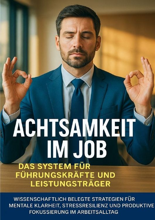 Produktbild: Achtsamkeit im Job: Das System f&uuml;r F&uuml;hrungskr&auml;fte und Leistungstr&auml;ger