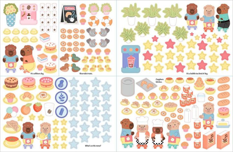 Produktbild: Cutie Stickering #1 Capybara Cafe