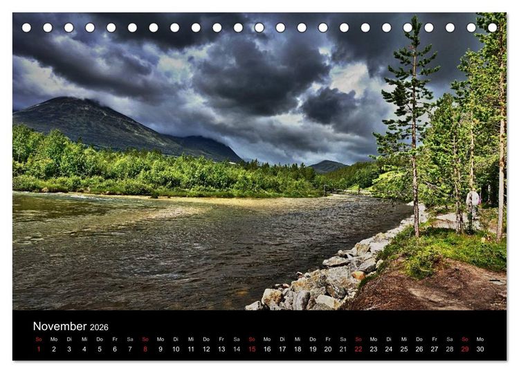Produktbild: Atemberaubendes Norwegen (Tischkalender 2026 DIN A5 quer), CALVENDO Monatskalender