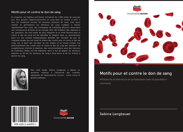 Produktbild: Motifs pour et contre le don de sang