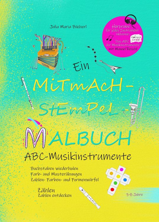Produktbild: Ein Mitmach-Stempel-Malbuch