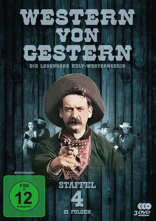Produktbild: Western von Gestern - Staffel 4 (21 Folgen) (Neuauflage) [3 DVDs]