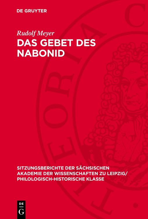 Produktbild: Das Gebet des Nabonid