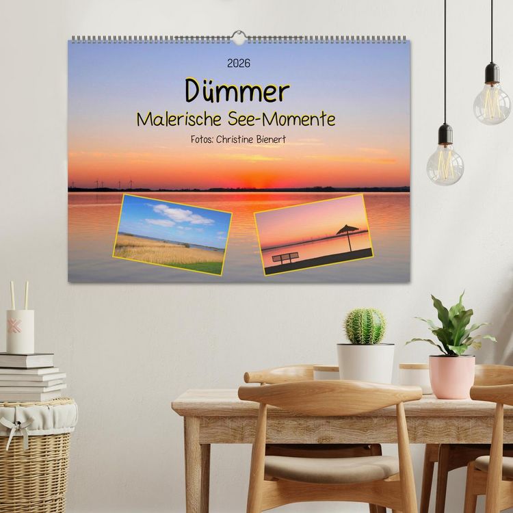 Produktbild: D&uuml;mmer, Malerische See-Momente (Wandkalender 2026 DIN A2 quer), CALVENDO Monatskalender