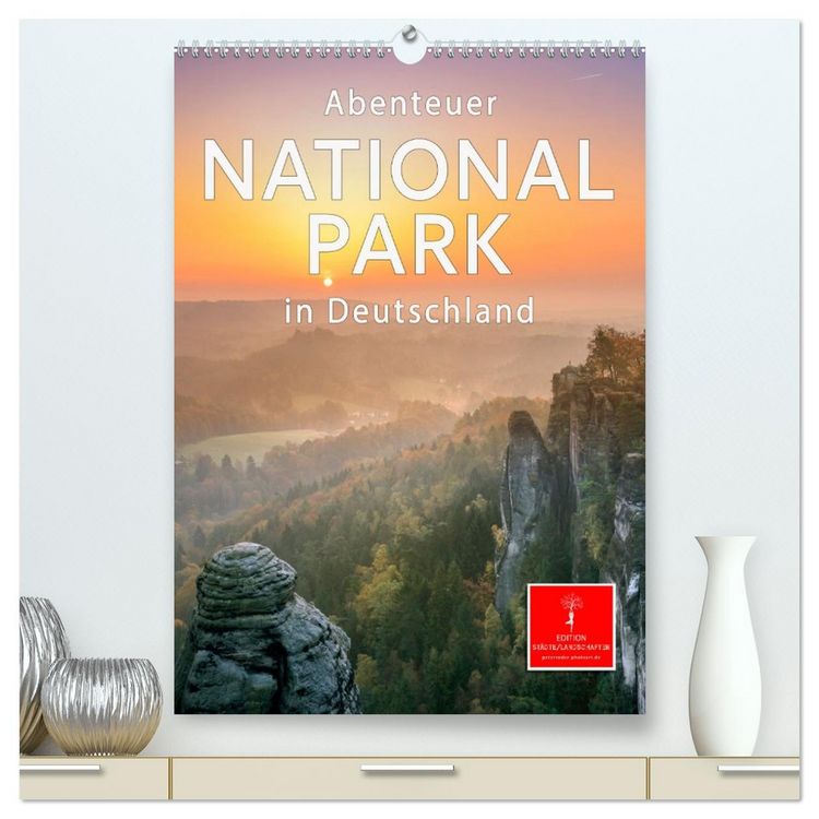 Produktbild: Abenteuer Nationalpark in Deutschland (hochwertiger Premium Wandkalender 2026 DIN A2 hoch), Kunstdruck in Hochglanz