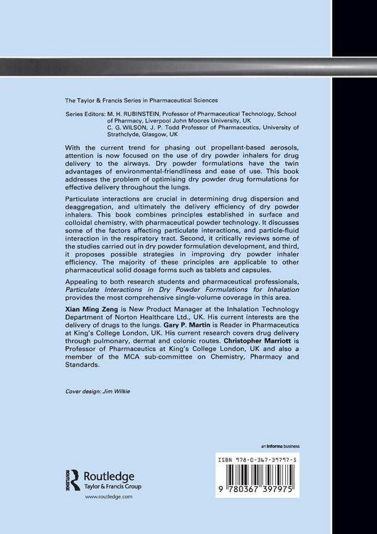 Produktbild: Particulate Interactions in Dry Powder Formulation for Inhalation