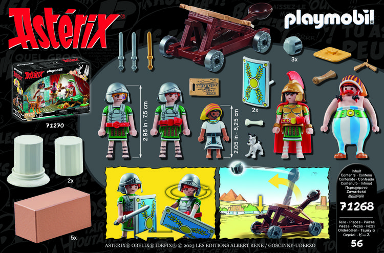 Produktbild: PLAYMOBIL&reg; Asterix 71268 Numerobis und die Schlacht um den Palast