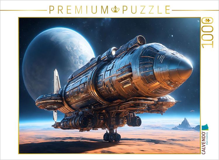Produktbild: CALVENDO Puzzle Sternenkreuzer der Zukunft | 1000 Teile Lege-Gr&ouml;&szlig;e 64x48cm Foto-Puzzle f&uuml;r gl&uuml;ckliche Stunden