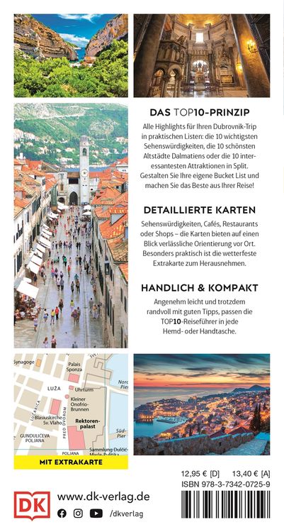 Produktbild: TOP10 Reisef&uuml;hrer Dubrovnik & Dalmatinische K&uuml;ste