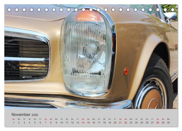 Produktbild: Der SL - &Auml;sthetik pur von Mercedes Benz (Tischkalender 2026 DIN A5 quer), CALVENDO Monatskalender