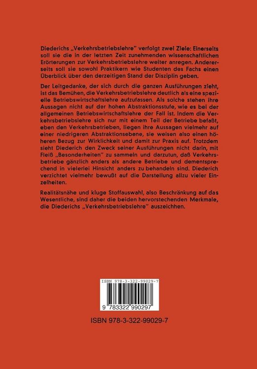 Produktbild: Verkehrsbetriebslehre