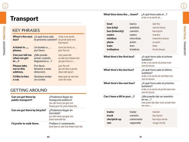 Produktbild: Lonely Planet Mexican Spanish Travel Phrasebook & Dictionary